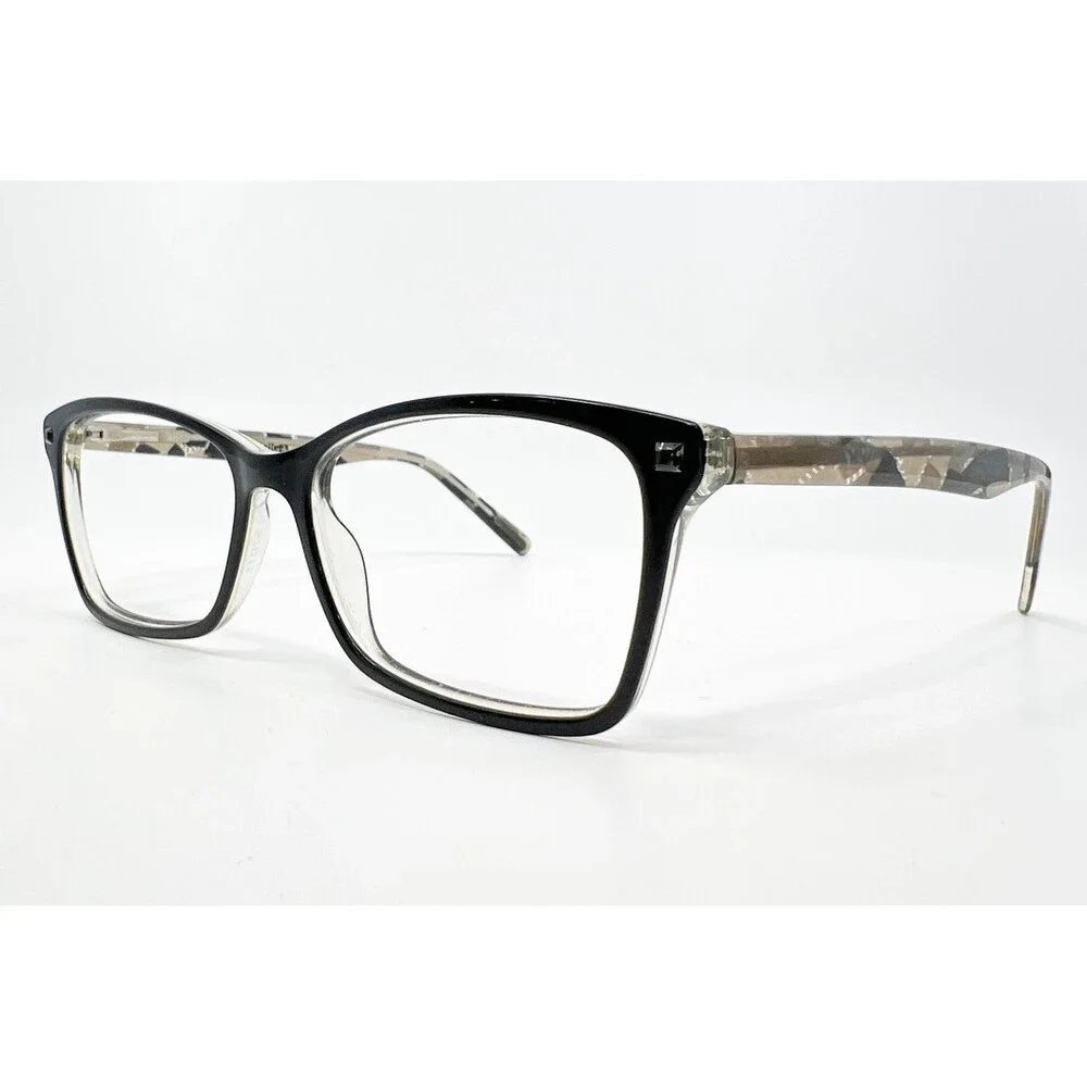 Via Spiga Eyeglasses Womens Black Annalisa 500 Patterned Arms 52-15-140